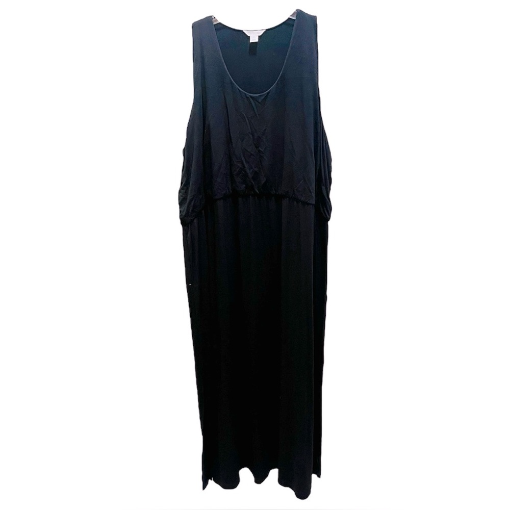Caslon Black Sleeveless Maxi Dress 4X